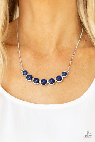 Serenely Scalloped - Blue - Paparazzi Accessories