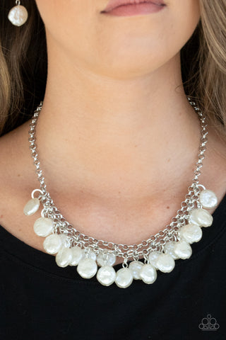 BEACHFRONT and Center - White - Paparazzi Accessories