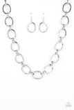 HAUTE-ly Contested - Silver - Paparazzi Accessories