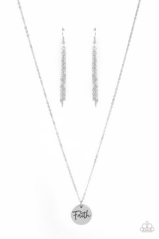 Choose Faith - Silver - Paparazzi Accessories