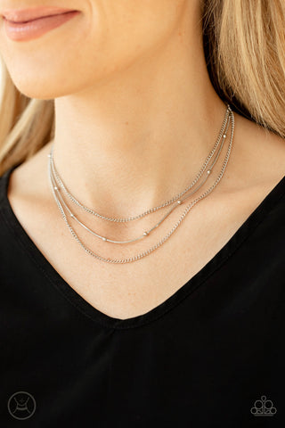 Subtly Stunning - Silver - Paparazzi Accessories