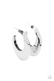 Going OVAL-board - Silver - Paparazzi Accessories