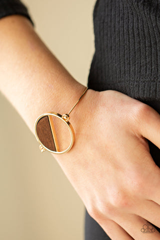 Timber Trade - Gold - Paparazzi Accessories