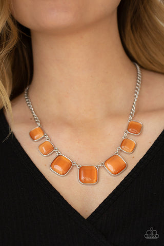 Aura Allure - Orange - Paparazzi Accessories