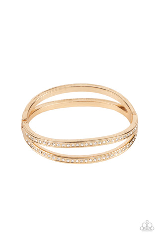 A Show of FIERCE - Gold - Paparazzi Accessories
