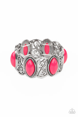 POP, Skip, and a Jump - Pink - Paparazzi Accessories