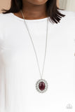 Oh My Medallion - Purple - Paparazzi Accessories
