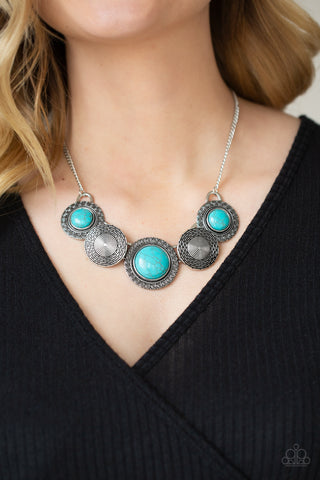 Canyon Cottage - Blue - Paparazzi Accessories