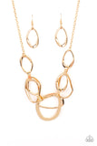 Prehistoric Heirloom - Gold - Paparazzi Accessories