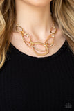 Prehistoric Heirloom - Gold - Paparazzi Accessories