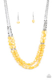 Staycation Status - Yellow - Paparazzi Accessories
