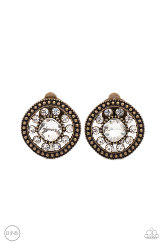 Dazzling Definition - Brass - Paparazzi Accessories