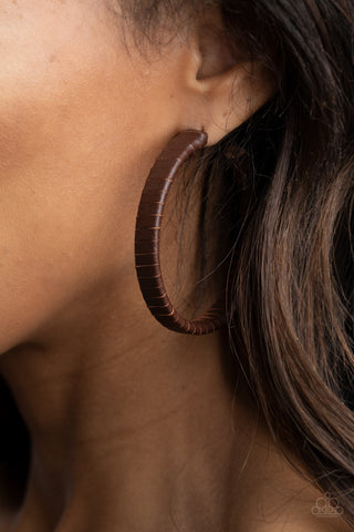 Leather-Clad Legend - Brown - Paparazzi Accessories