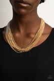 Metallic Merger - Gold - Paparazzi Accessories