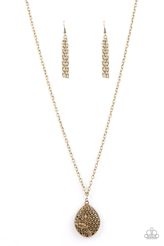 Wearable Wildflowers - Brass- Paparazzi Accessories