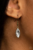 Icy Intensity - Brass - Paparazzi Accessories