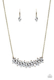 Icy Intensity - Brass - Paparazzi Accessories