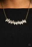 Icy Intensity - Brass - Paparazzi Accessories