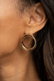 Always In The Loop - Gold - Paparazzi Accessories