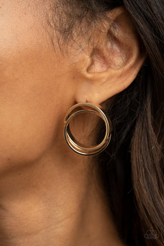 Always In The Loop - Gold - Paparazzi Accessories