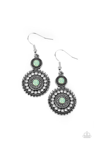 Opulent Outreach - Green- Paparazzi Accessories