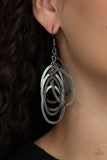 Mind OVAL Matter - Black - Paparazzi Accessories