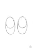 So OVAL-Dramatic - Silver - Paparazzi Accessories
