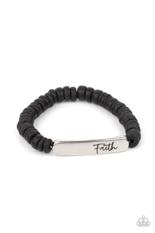Full Faith - Black - Paparazzi Accessories