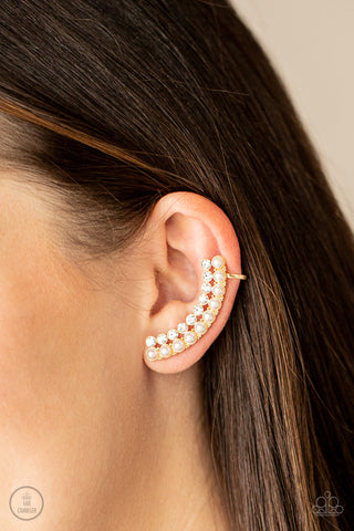 Doubled Down On Dazzle - Gold - Paparazzi Accessories