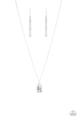 Faith Over Fear - Silver - Paparazzi Accessories