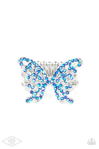 Butterfly Orchard - Blue - Paparazzi Accessories