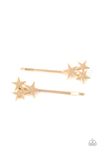 Suddenly Starstruck - Gold - Paparazzi Accessories