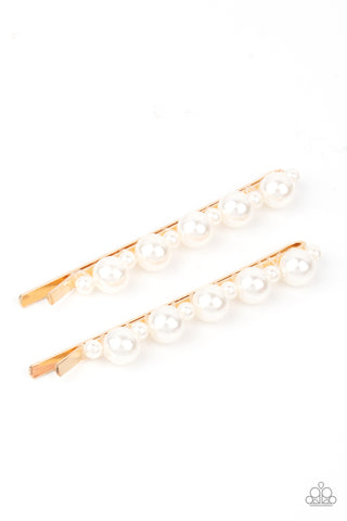 Put A Pin In It - Gold - Paparazzi Accessories