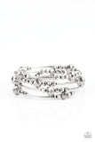 Showy Shimmer - Silver - Paparazzi Accessories