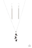 Classically Clustered - Black - Paparazzi Accessories