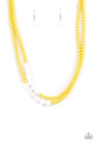 Extended STAYCATION - Yellow - Paparazzi Accessories