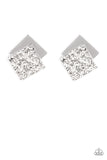 Square With Style - Silver - Paparazzi Accessories