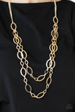 The OVAL-achiever - Gold - Paparazzi Accessories