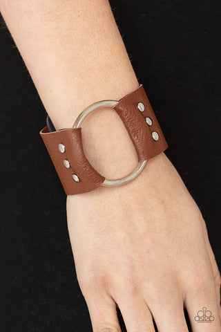 Moto Mayhem - Brown - Paparazzi Accessories