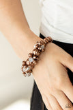 Upcycled Upscale - Brown - Paparazzi Accessories
