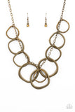 Dizzy With Desire - Brass - Paparazzi Accessories
