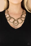 Dizzy With Desire - Brass - Paparazzi Accessories