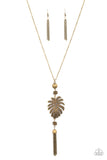 Palm Promenade - Brass - Paparazzi Accessories
