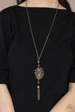 Palm Promenade - Brass - Paparazzi Accessories
