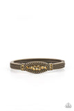 Locked in Luster - Brass - Paparazzi Accessories
