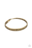 Perfect Present - Brass - Paparazzi Accessories