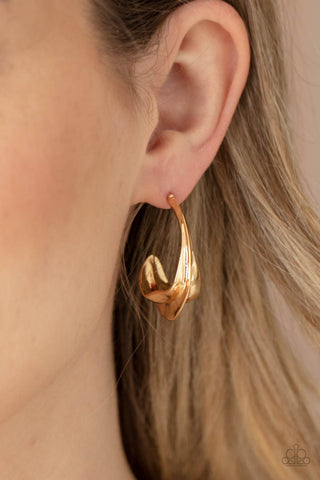 Modern Meltdown - Gold - Paparazzi Accessories