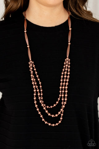 Beaded Beacon - Copper - Paparazzi Accessories
