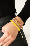 Down HOMESPUN - Yellow - Paparazzi Accessories