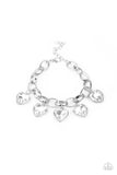 Candy Heart Charmer - White - Paparazzi Accessories